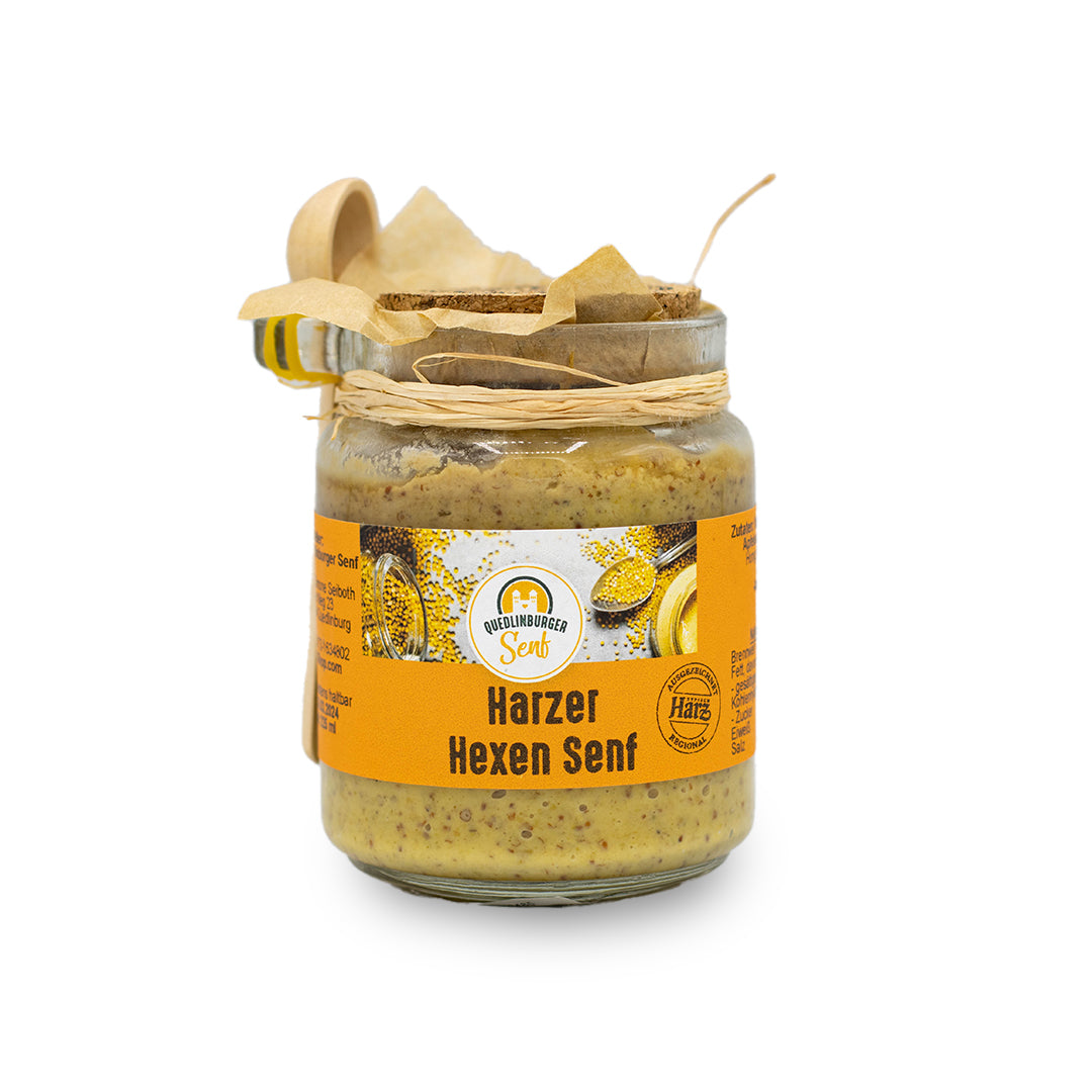 Harzer-Hexen-Senf mit Holzlöffel (225 ml)