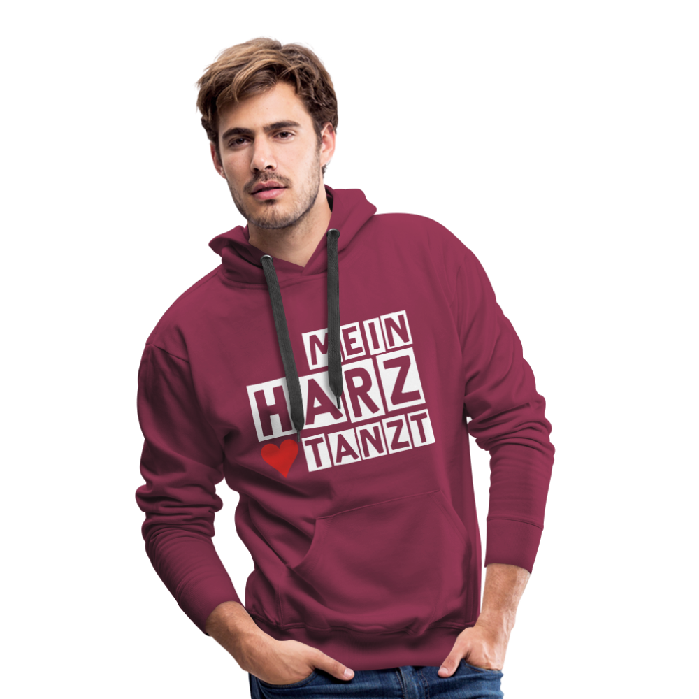 Men’s Hoodie - MEIN HARZ TANZT - Bordeaux