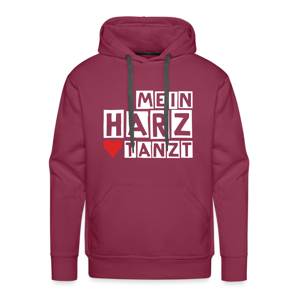 Men’s Hoodie - MEIN HARZ TANZT - Bordeaux