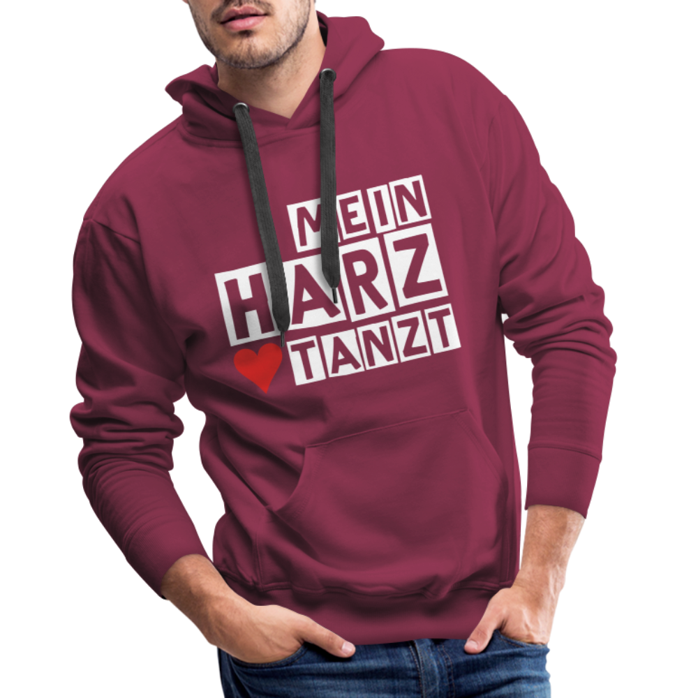 Men’s Hoodie - MEIN HARZ TANZT - Bordeaux