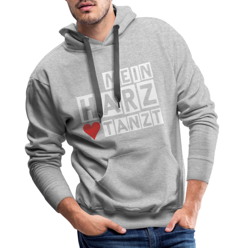 Men’s Hoodie - MEIN HARZ TANZT - Grau meliert