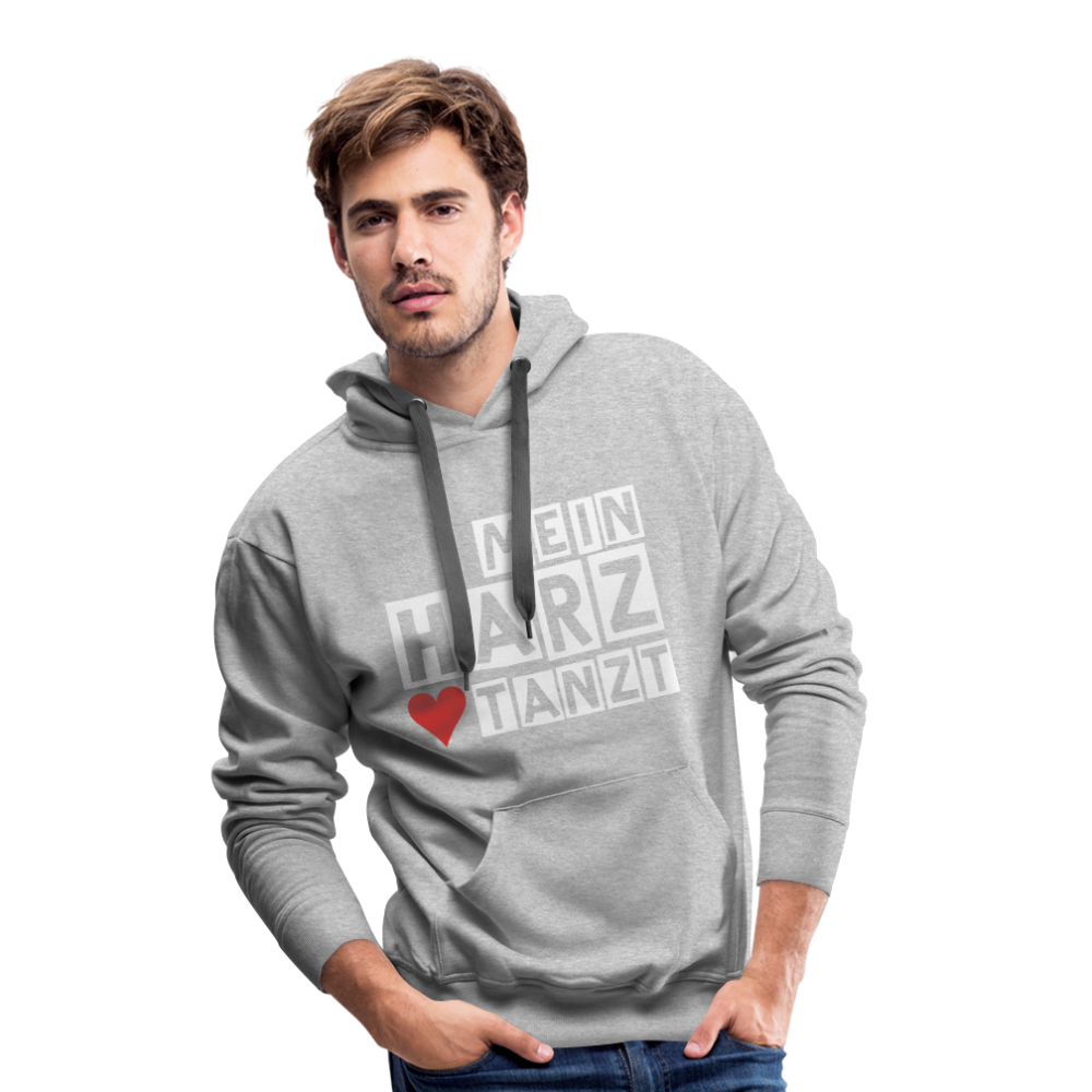 Men’s Hoodie - MEIN HARZ TANZT - Grau meliert