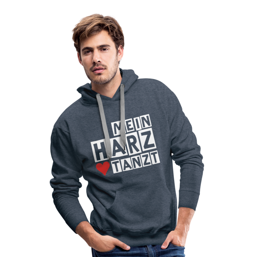 Men’s Hoodie - MEIN HARZ TANZT - Jeansblau