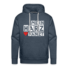 Men’s Hoodie - MEIN HARZ TANZT - Jeansblau