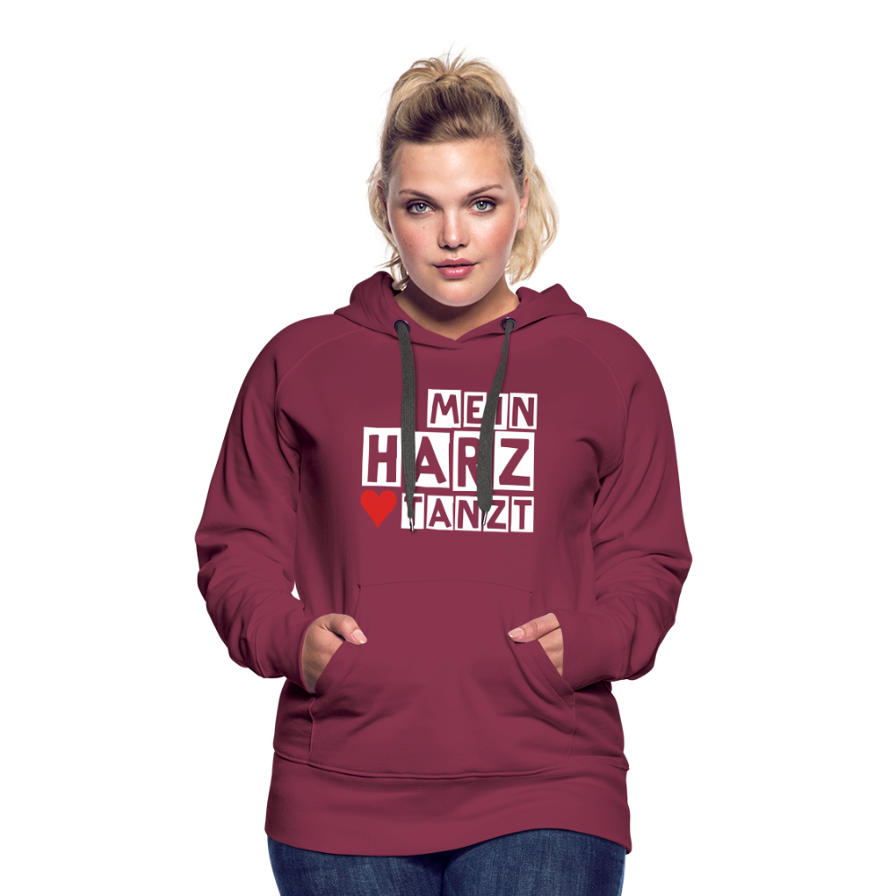 Women’s Hoodie - MEIN HARZ TANZT - Bordeaux