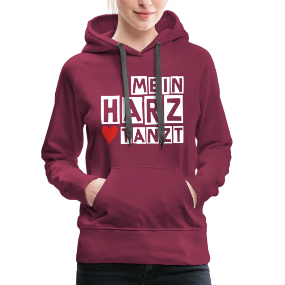 Women’s Hoodie - MEIN HARZ TANZT - Bordeaux