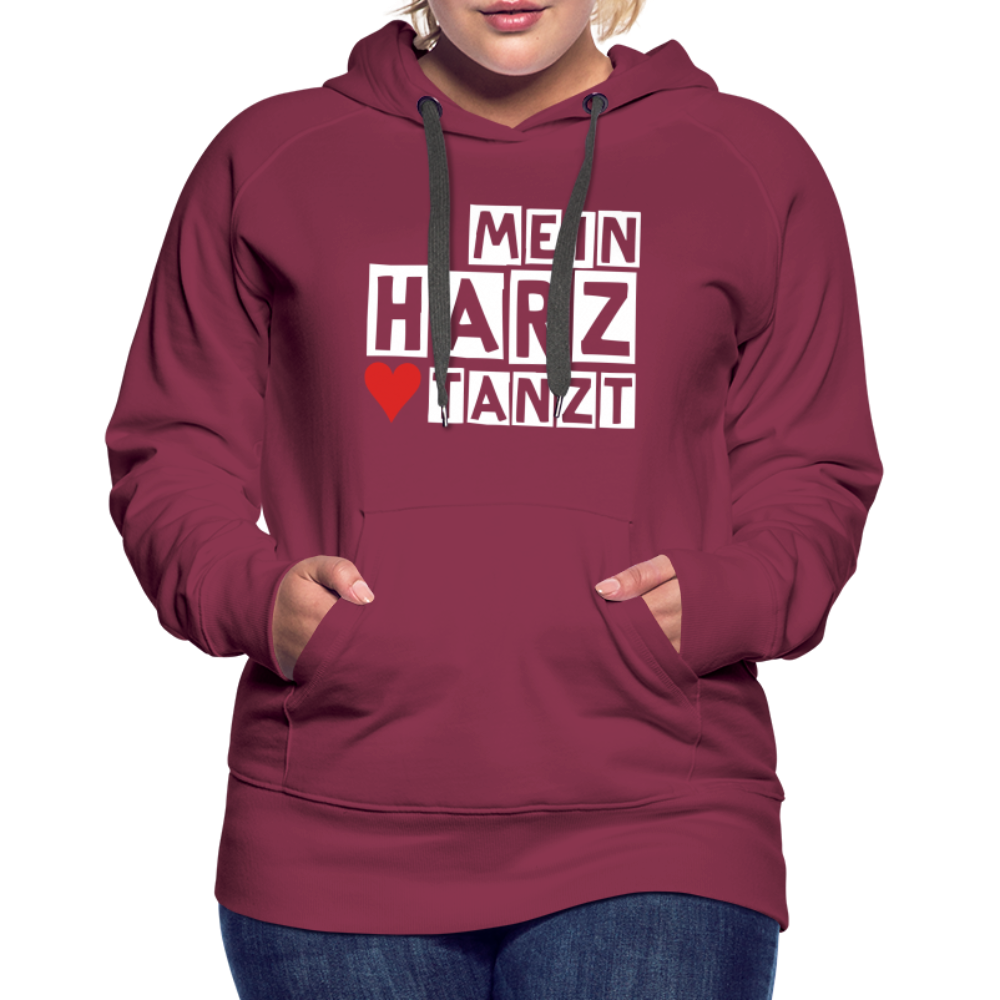 Women’s Hoodie - MEIN HARZ TANZT - Bordeaux