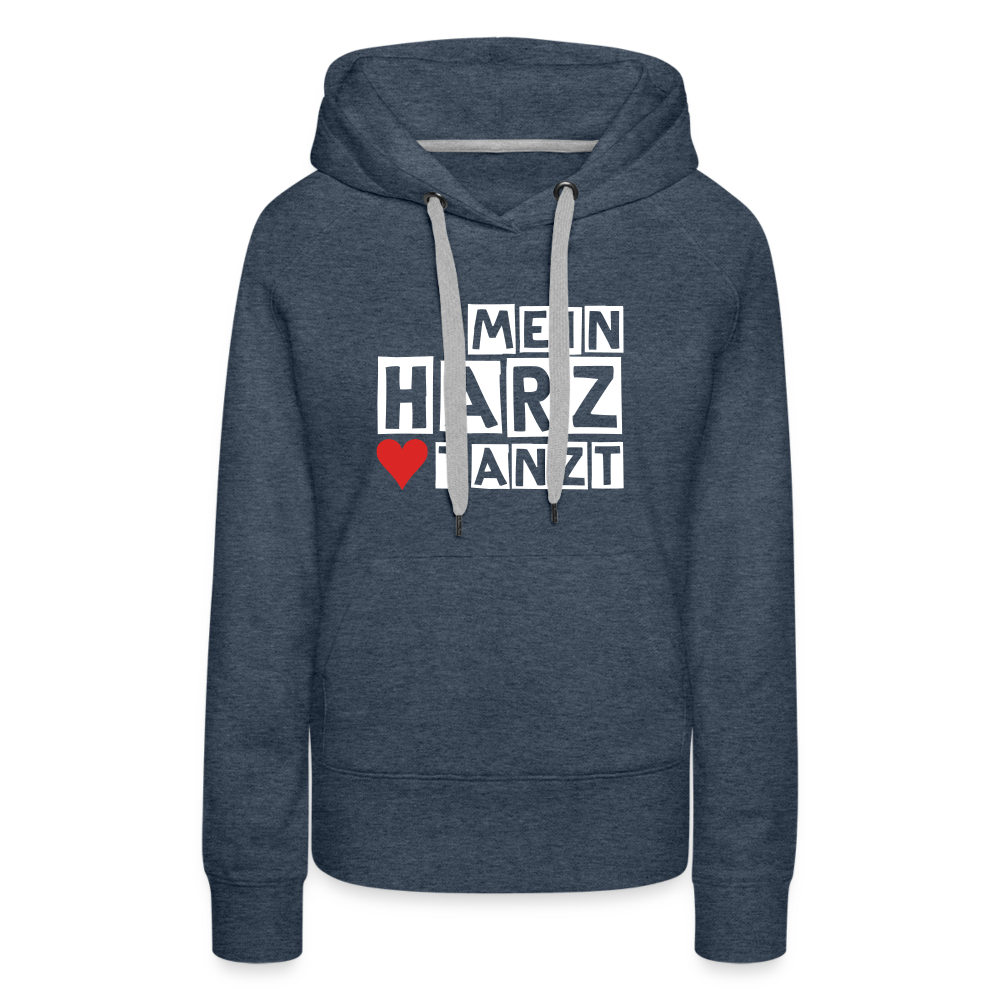 Women’s Hoodie - MEIN HARZ TANZT - Jeansblau