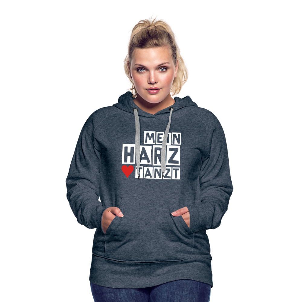 Women’s Hoodie - MEIN HARZ TANZT - Jeansblau