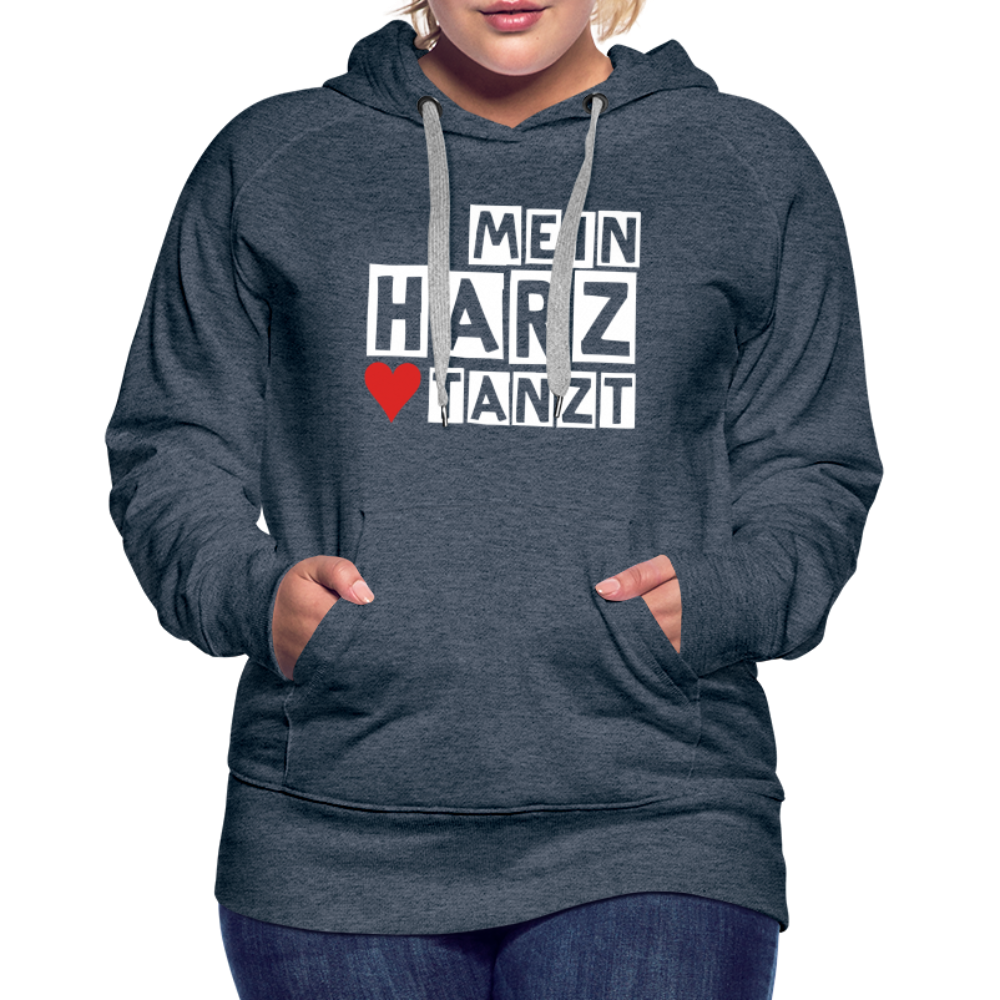 Women’s Hoodie - MEIN HARZ TANZT - Jeansblau