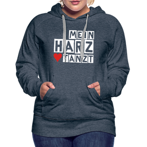 Women’s Hoodie - MEIN HARZ TANZT - Jeansblau