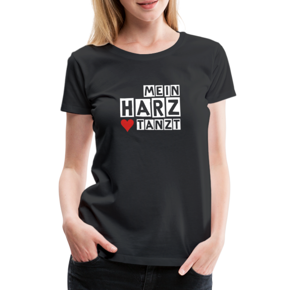 Women’s Shirt - MEIN HARZ TANZT - Schwarz