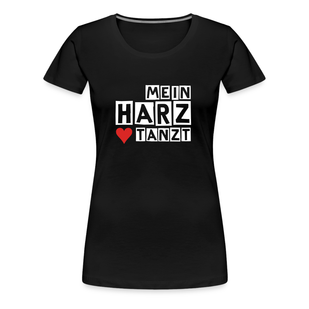 Women’s Shirt - MEIN HARZ TANZT - Schwarz