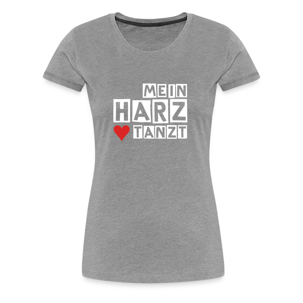 Women’s Shirt - MEIN HARZ TANZT - Grau meliert