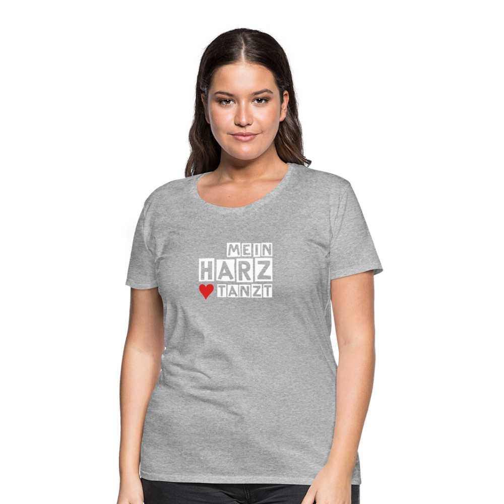 Women’s Shirt - MEIN HARZ TANZT - Grau meliert