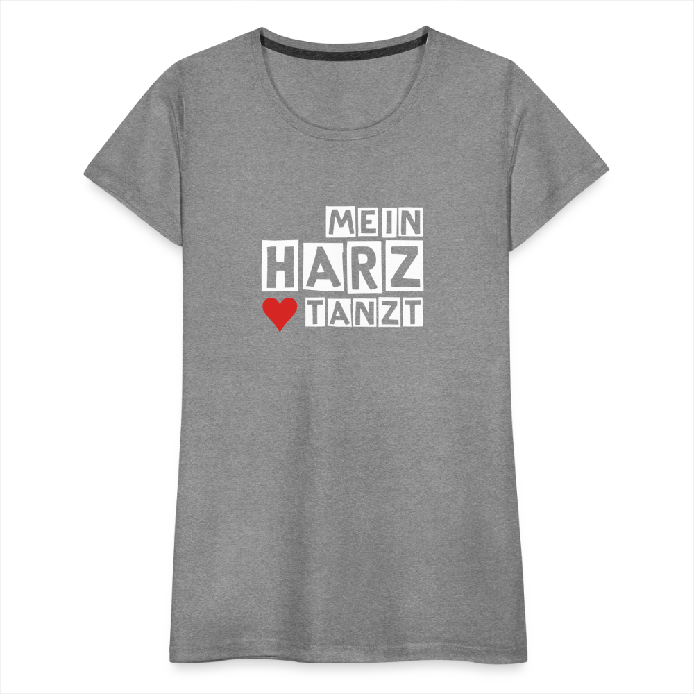 Women’s Shirt - MEIN HARZ TANZT - Grau meliert