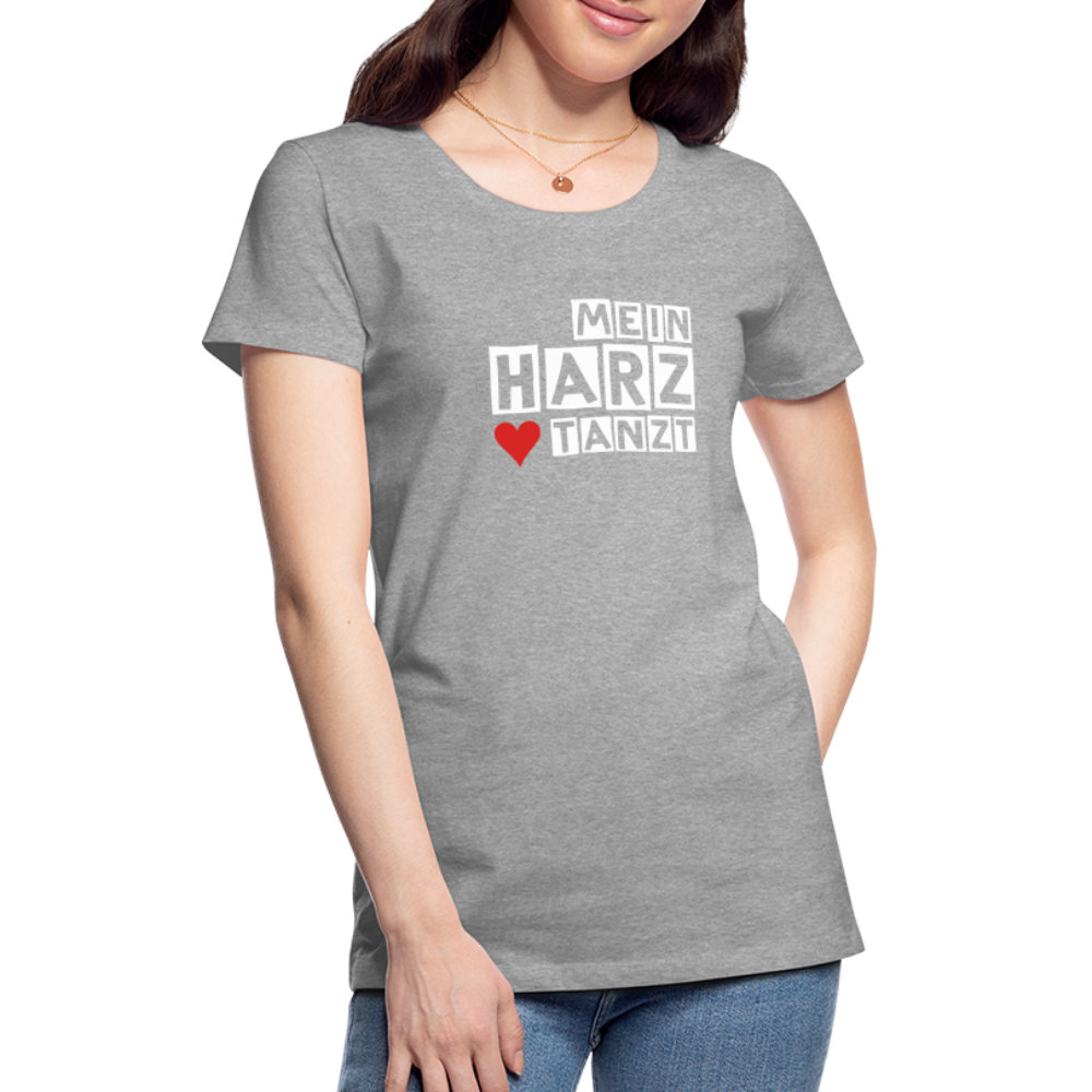 Women’s Shirt - MEIN HARZ TANZT - Grau meliert