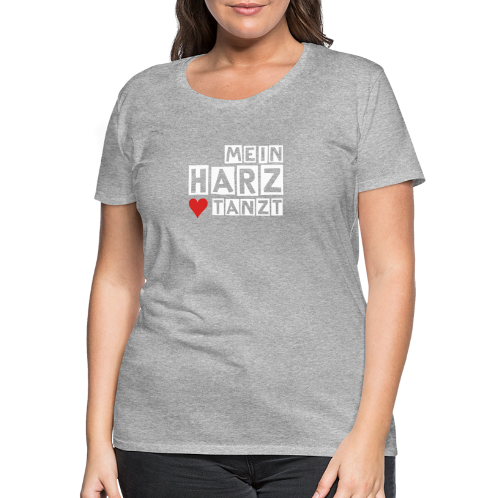 Women’s Shirt - MEIN HARZ TANZT - Grau meliert