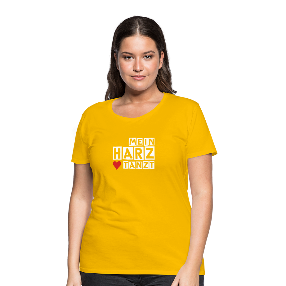 Women’s Shirt - MEIN HARZ TANZT - Sonnengelb