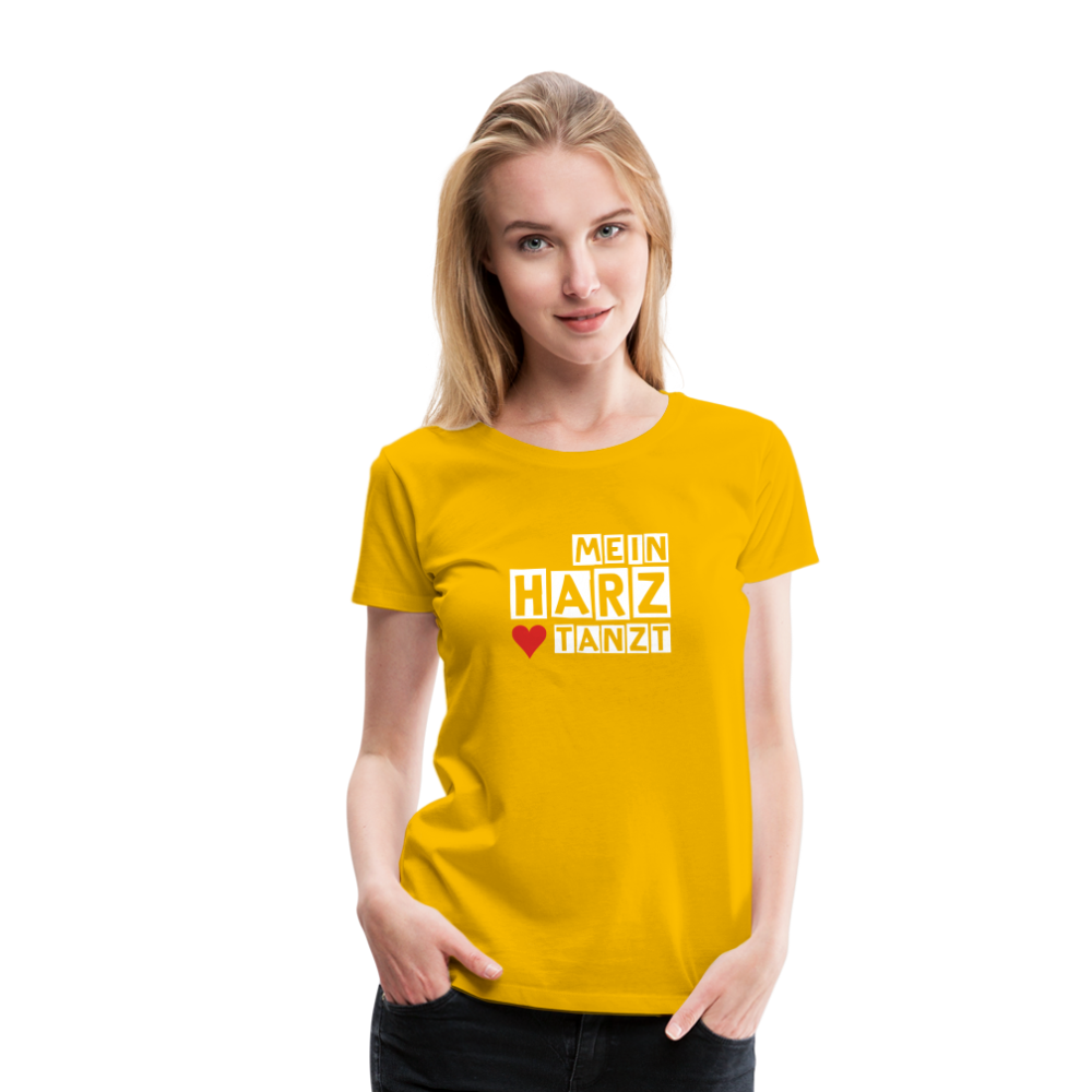 Women’s Shirt - MEIN HARZ TANZT - Sonnengelb