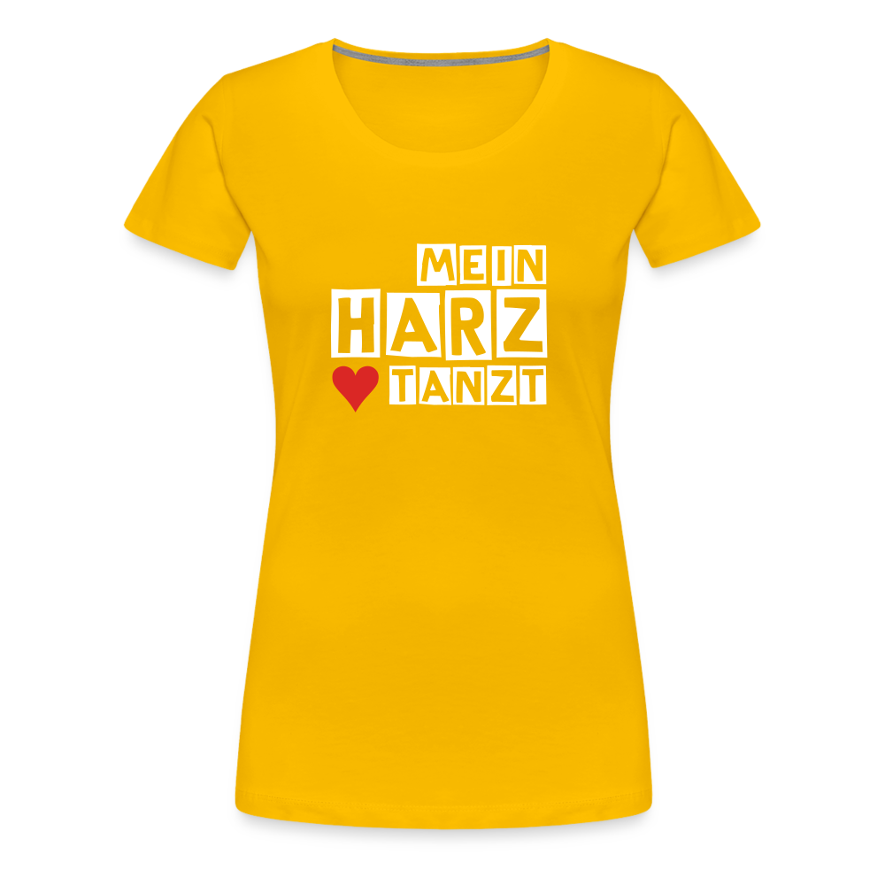 Women’s Shirt - MEIN HARZ TANZT - Sonnengelb