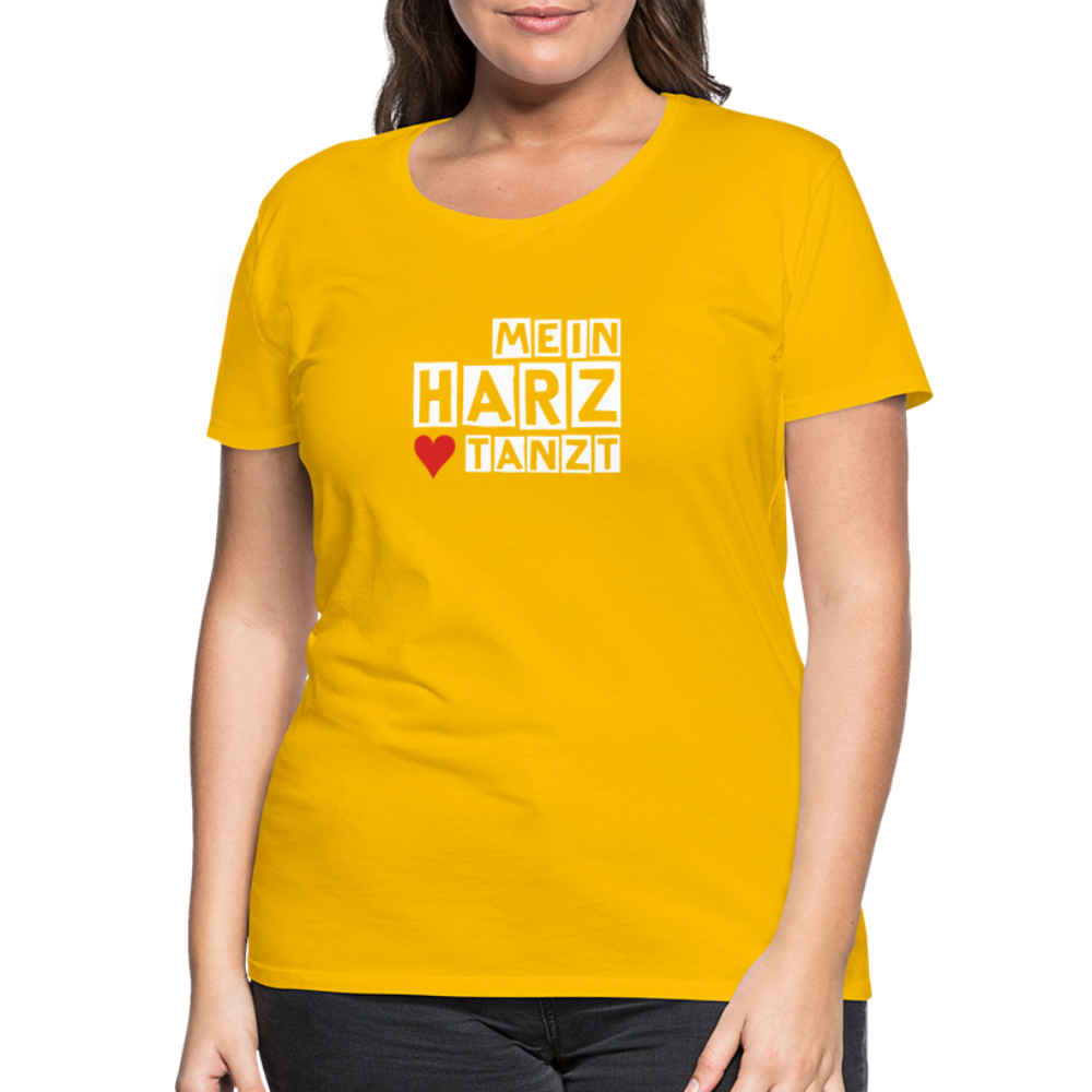 Women’s Shirt - MEIN HARZ TANZT - Sonnengelb