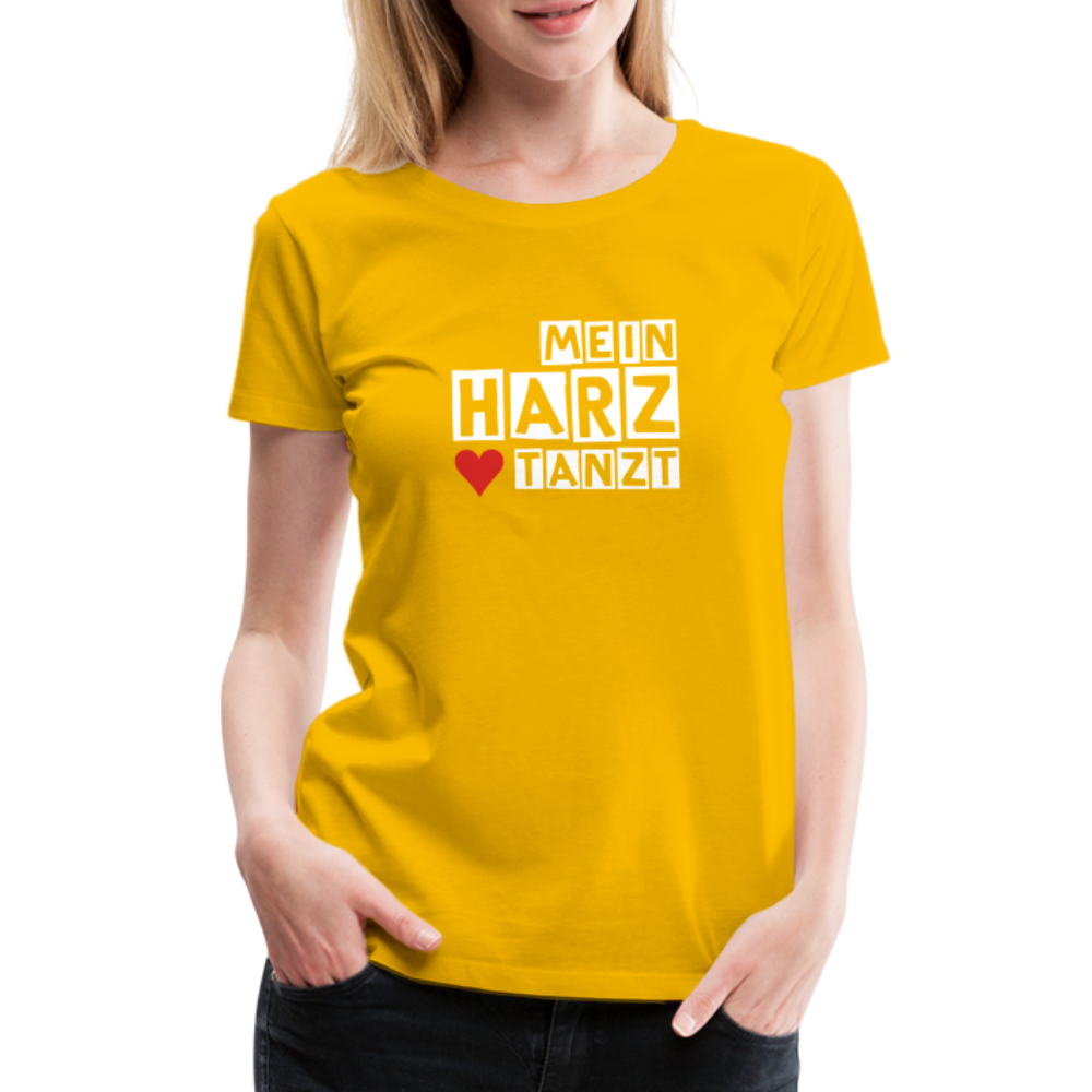 Women’s Shirt - MEIN HARZ TANZT - Sonnengelb