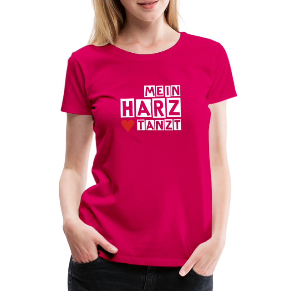 Women’s Shirt - MEIN HARZ TANZT - dunkles Pink