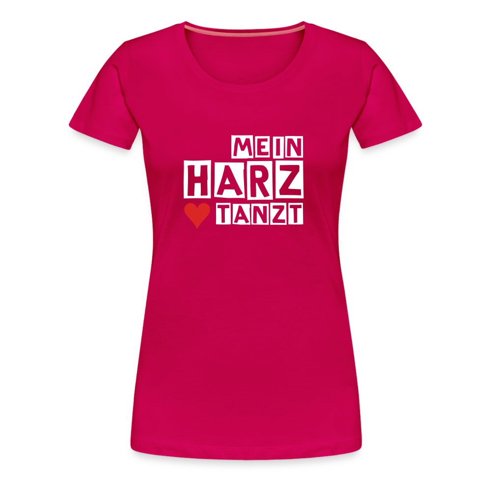 Women’s Shirt - MEIN HARZ TANZT - dunkles Pink