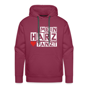 Men’s Hoodie - MEIN HARZ TANZT - Bordeaux