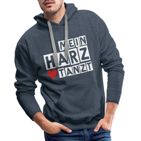 Men’s Hoodie - MEIN HARZ TANZT - Jeansblau