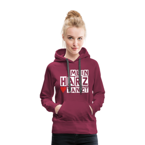Women’s Hoodie - MEIN HARZ TANZT - Bordeaux