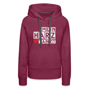 Women’s Hoodie - MEIN HARZ TANZT - Bordeaux