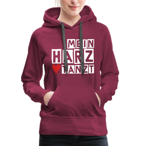 Women’s Hoodie - MEIN HARZ TANZT - Bordeaux