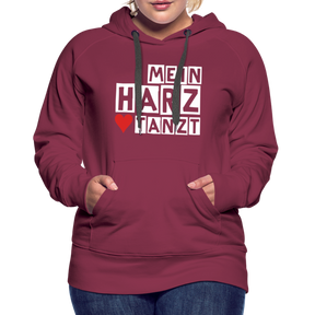 Women’s Hoodie - MEIN HARZ TANZT - Bordeaux