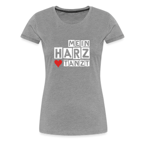 Women’s Shirt - MEIN HARZ TANZT - Grau meliert