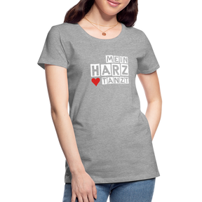 Women’s Shirt - MEIN HARZ TANZT - Grau meliert