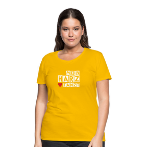Women’s Shirt - MEIN HARZ TANZT - Sonnengelb