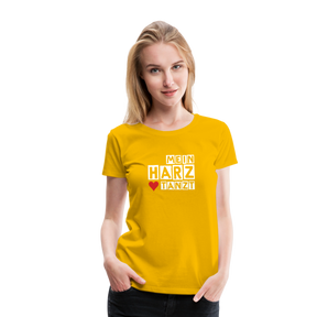 Women’s Shirt - MEIN HARZ TANZT - Sonnengelb