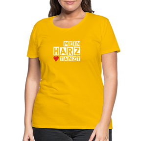 Women’s Shirt - MEIN HARZ TANZT - Sonnengelb