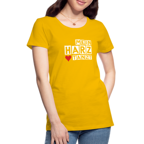 Women’s Shirt - MEIN HARZ TANZT - Sonnengelb