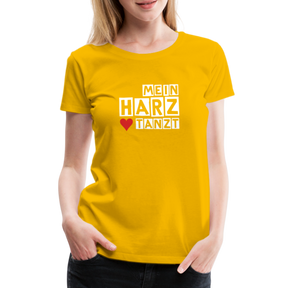 Women’s Shirt - MEIN HARZ TANZT - Sonnengelb