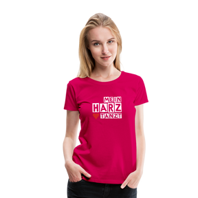 Women’s Shirt - MEIN HARZ TANZT - dunkles Pink