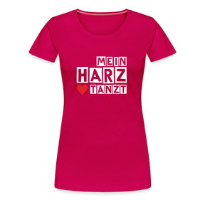 Women’s Shirt - MEIN HARZ TANZT - dunkles Pink