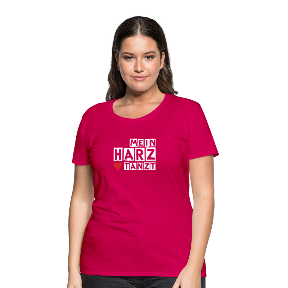 Women’s Shirt - MEIN HARZ TANZT - dunkles Pink
