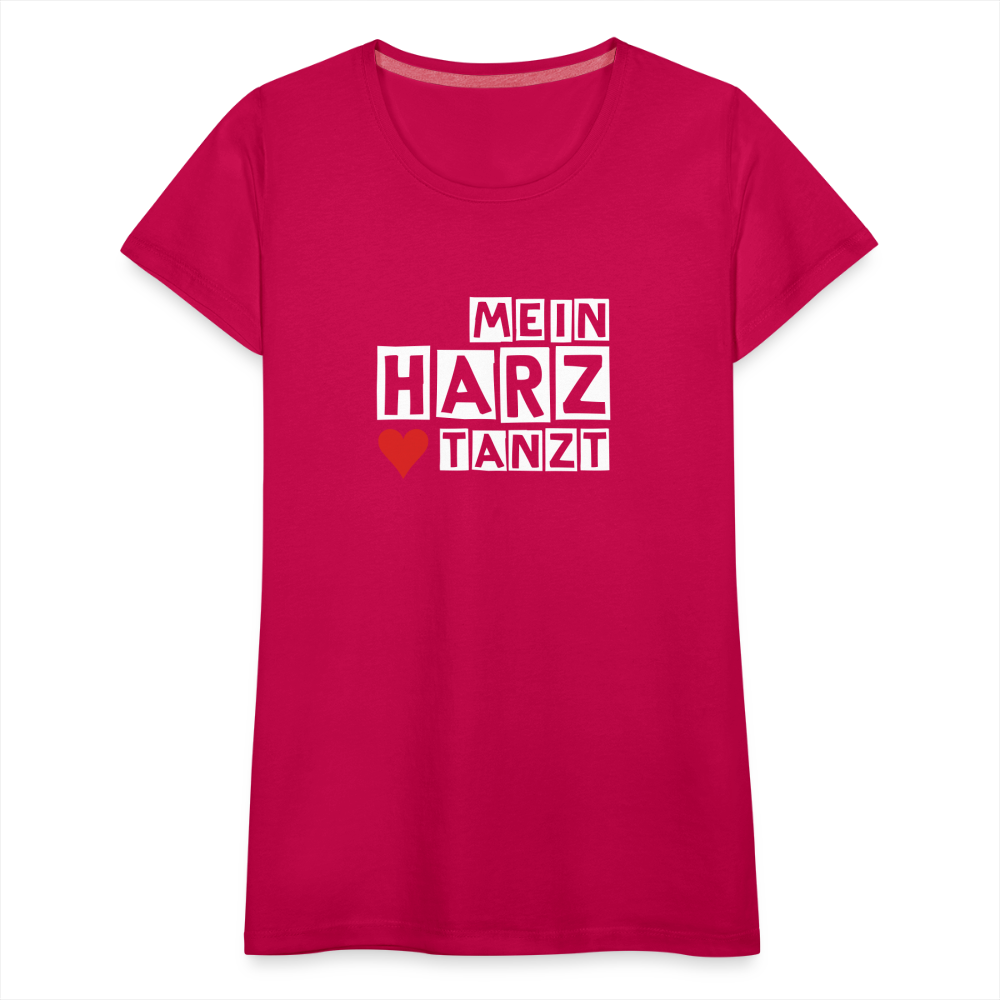 Women’s Shirt - MEIN HARZ TANZT - dunkles Pink