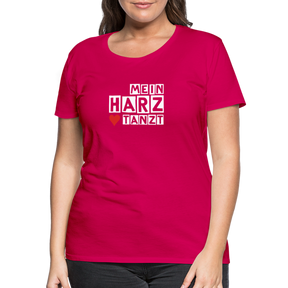 Women’s Shirt - MEIN HARZ TANZT - dunkles Pink