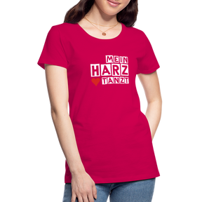 Women’s Shirt - MEIN HARZ TANZT - dunkles Pink